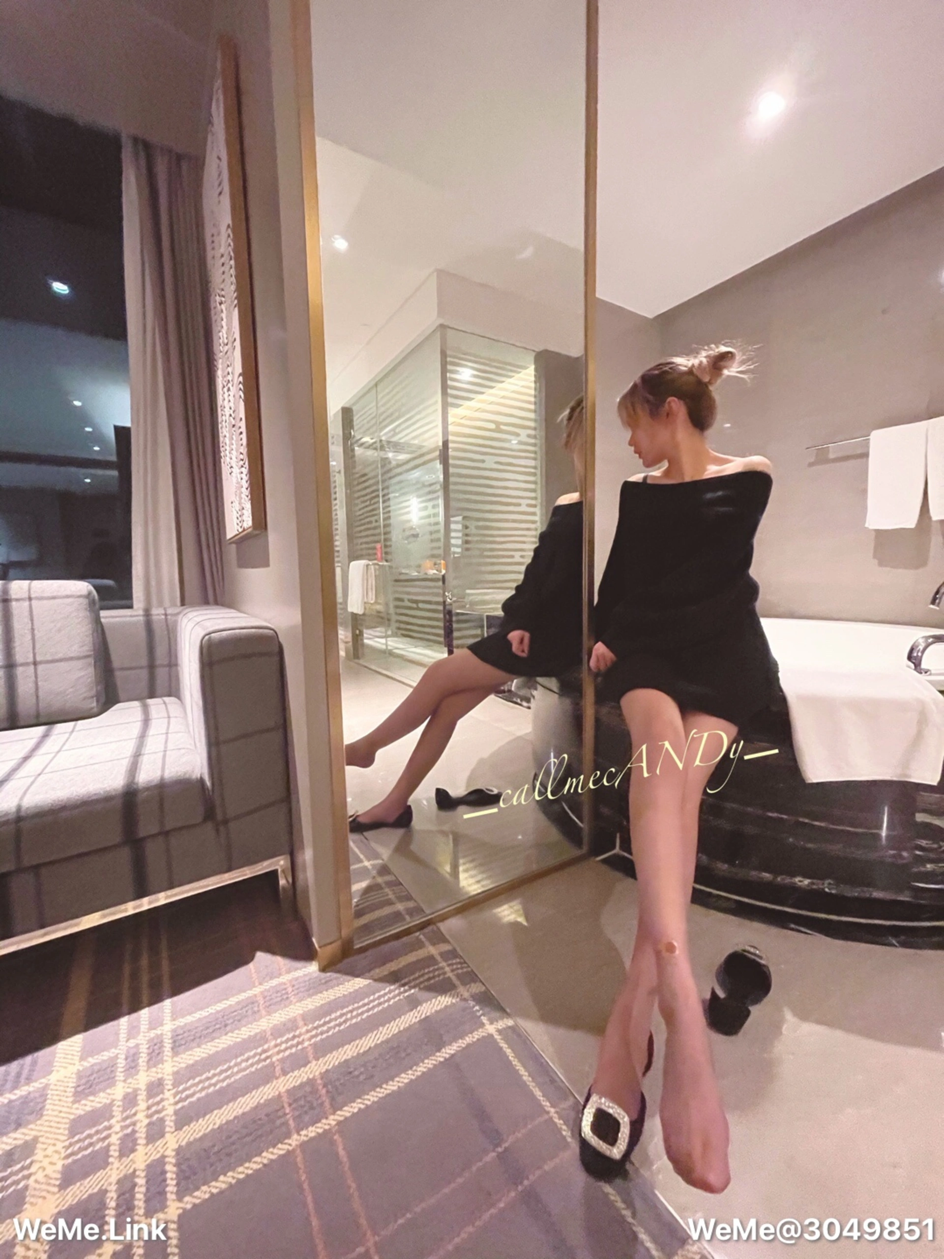 013.Callmecandy – 黑色性感美腿玉足 2