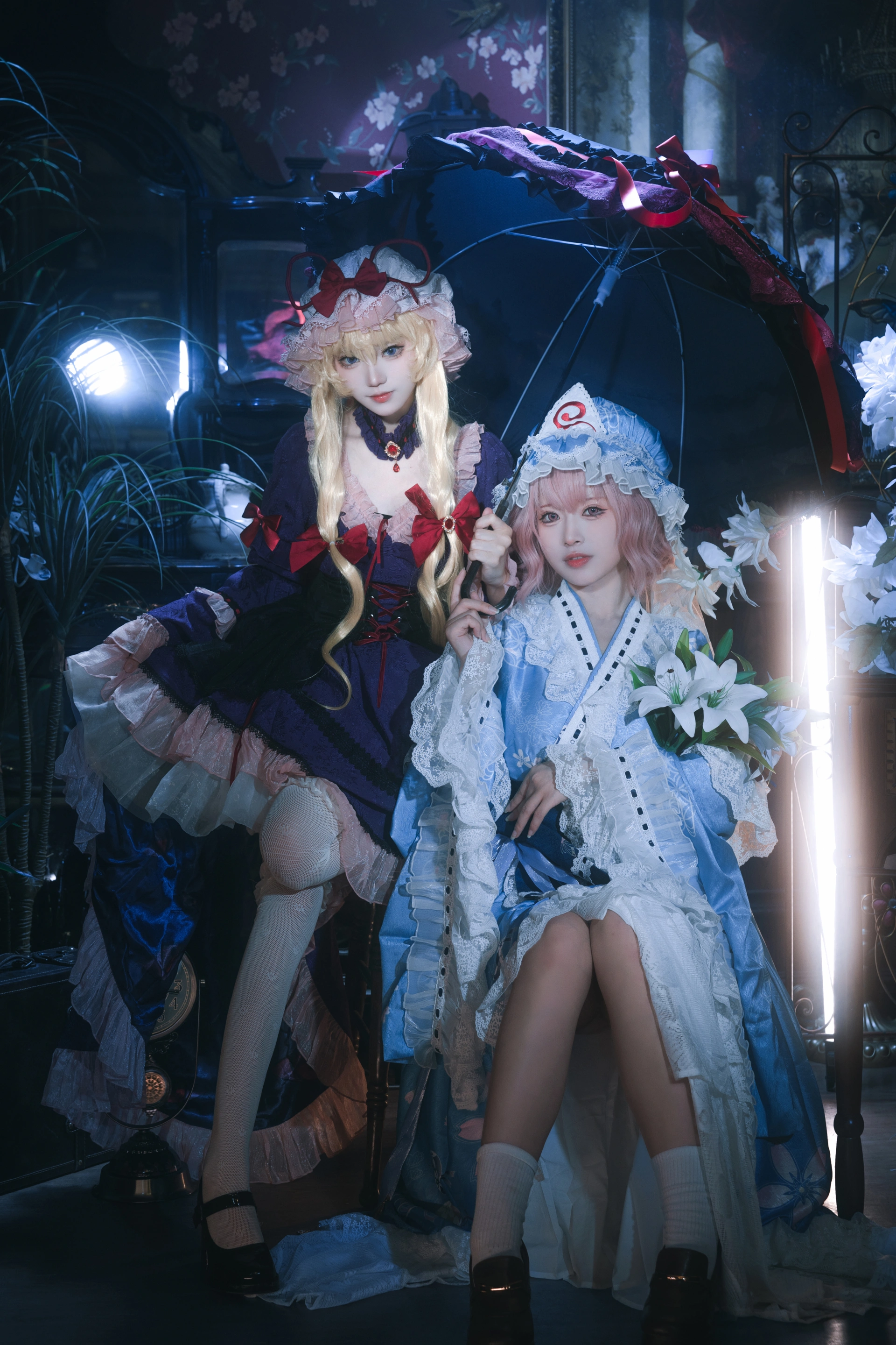 花柒Hana – NO.034 八云紫+西行寺幽幽子 (&肃雨雨雨) 0