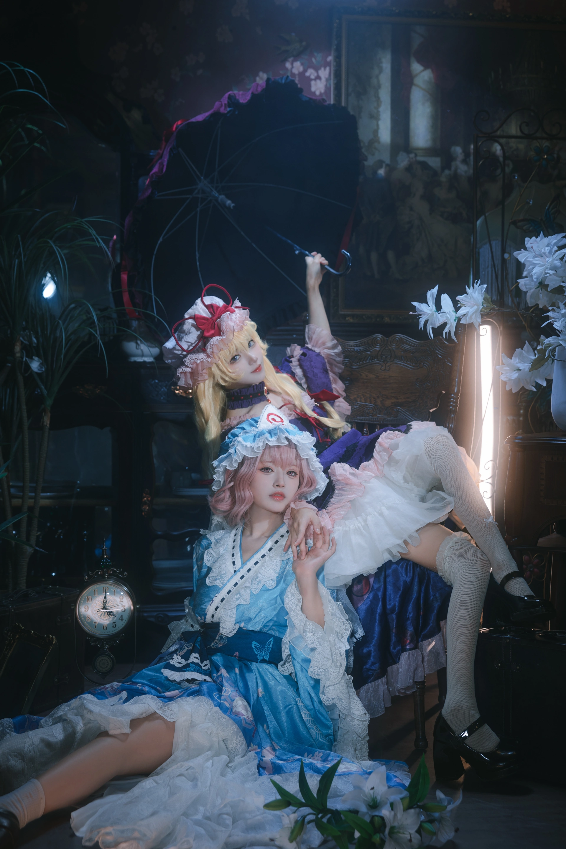 花柒Hana – NO.034 八云紫+西行寺幽幽子 (&肃雨雨雨) 2